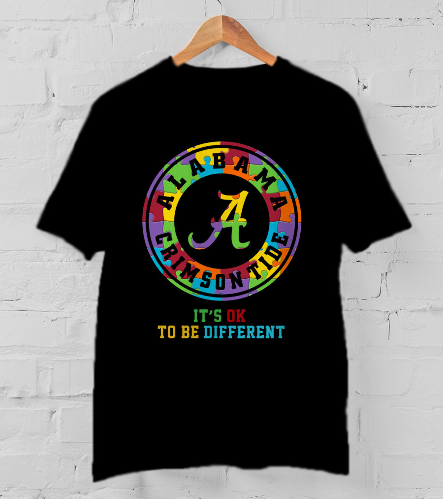 Alabama Crimson Tide It's Ok To Be Different T-Shirt