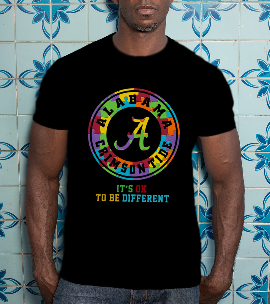 Alabama Crimson Tide It's Ok To Be Different T-Shirt