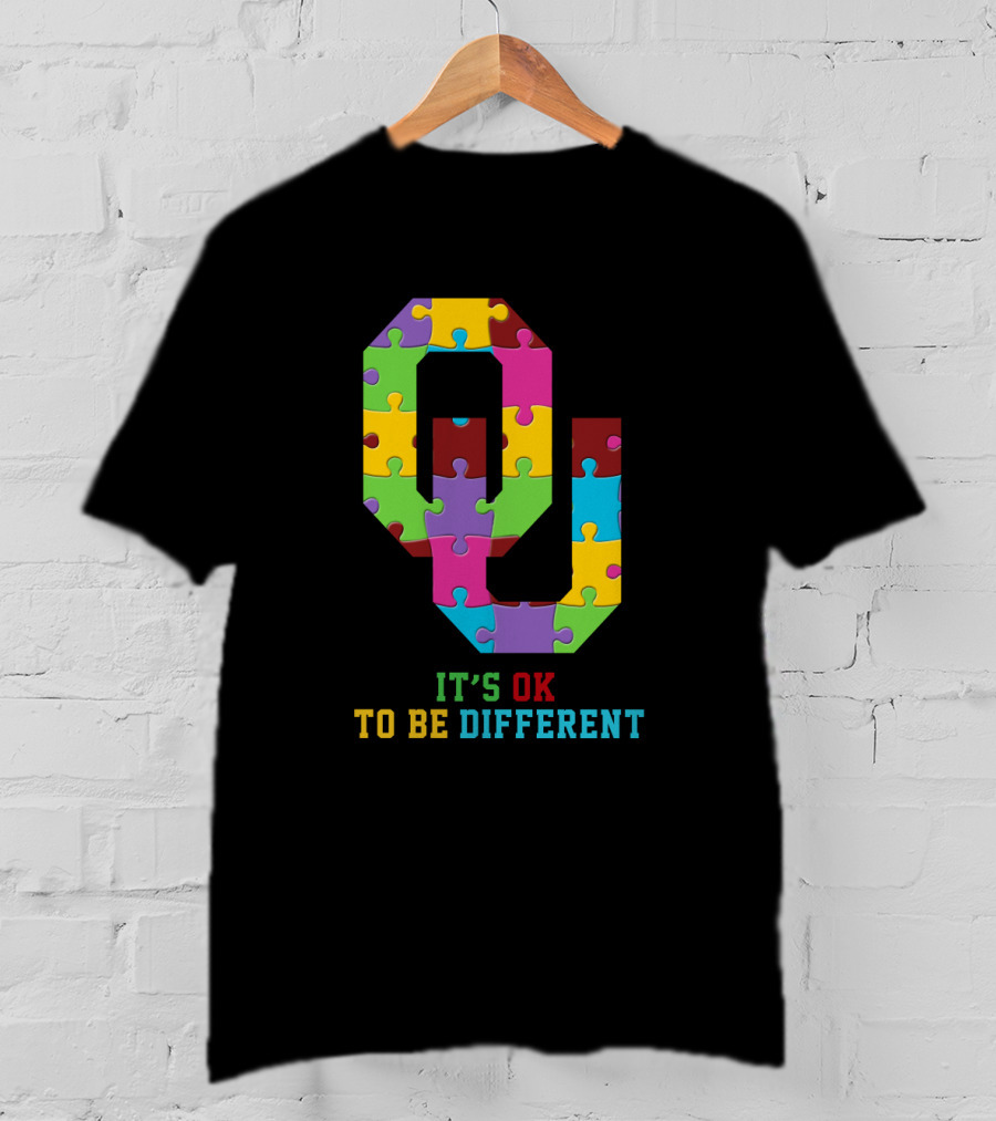 Q Puzzle It's Ok To Be Different T-Shirt