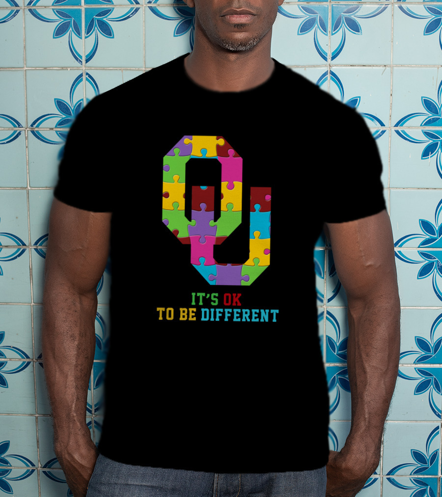Q Puzzle It's Ok To Be Different T-Shirt
