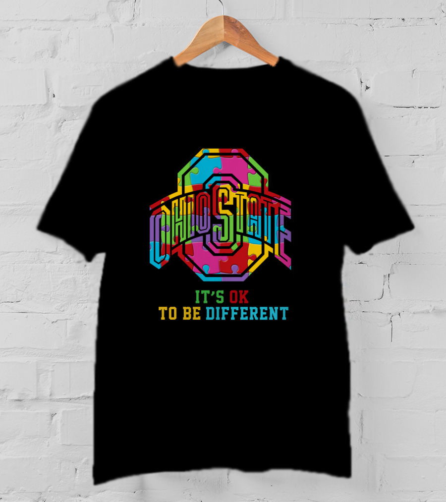 Ohio State It's Ok To Be Different Puzzle T-Shirt