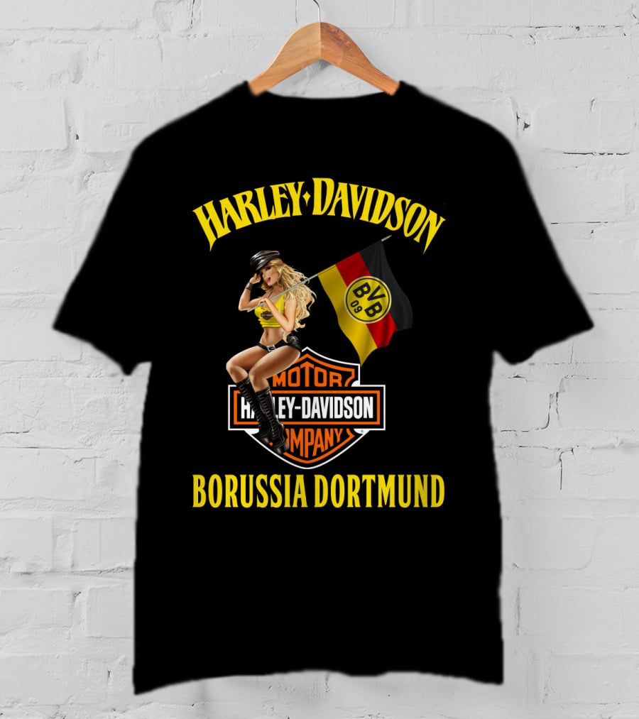 Harley Davidson Borussia Dortmund Bvb 09 Motor Company T-Shirt