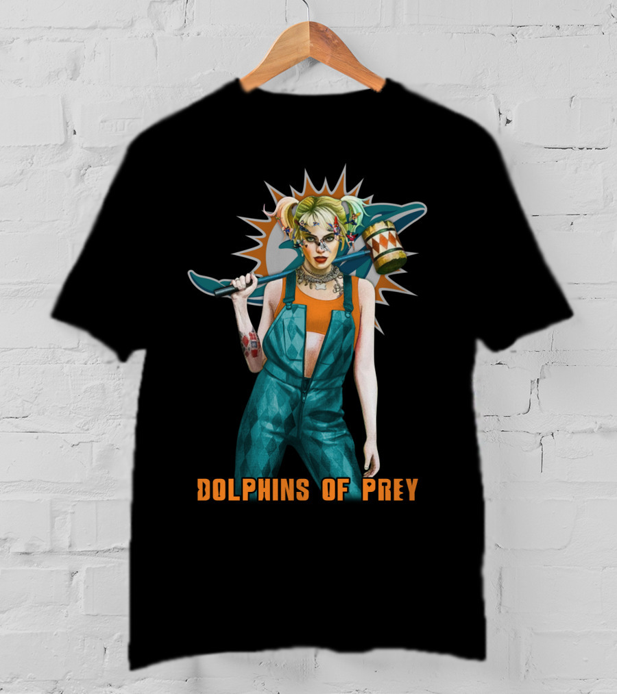 Dolphins Of Prey Nflmd Dh T-Shirt