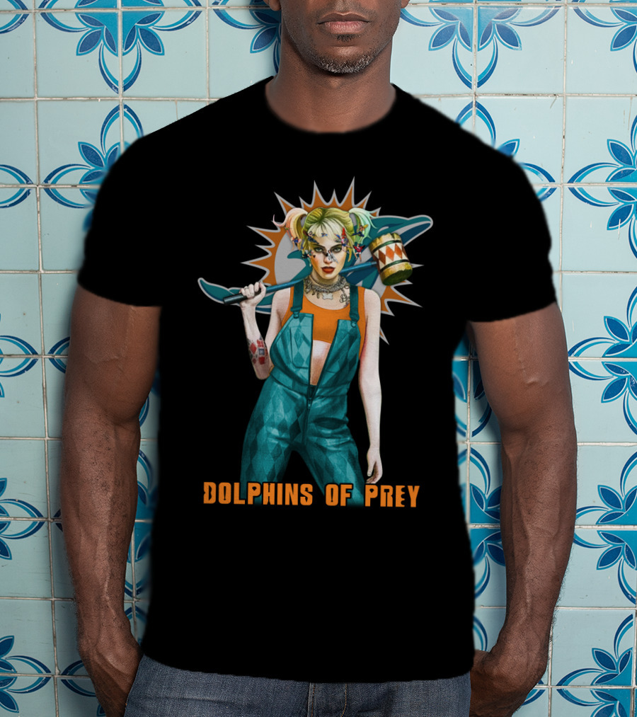 Dolphins Of Prey Nflmd Dh T-Shirt