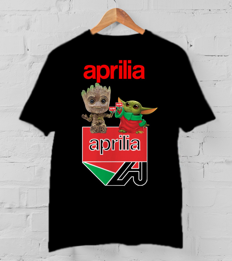 Aprilia Dh 21 Groot Baby Yoda Collaboration T-Shirt