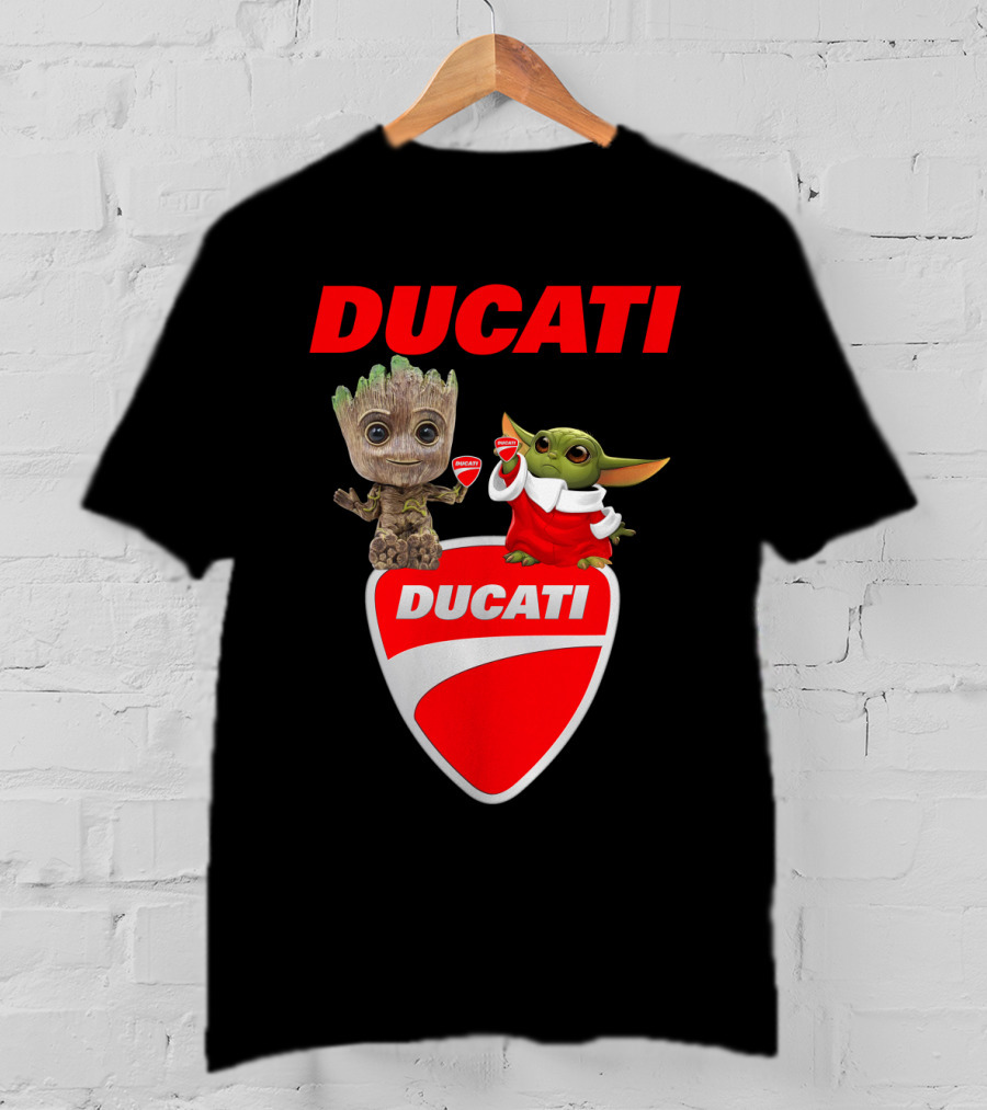 Ducati Groot Yoda Guardians Star Wars Collaboration T-Shirt