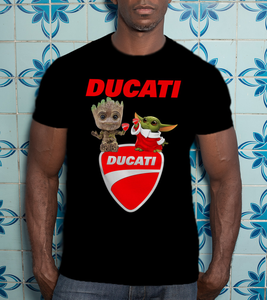 Ducati Groot Yoda Guardians Star Wars Collaboration T-Shirt