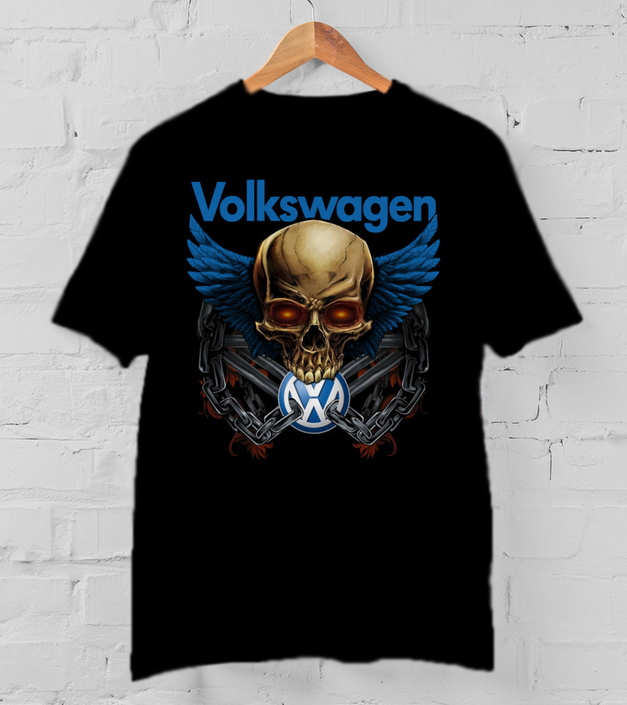 Volkswagen Skull Wings Chain T-Shirt