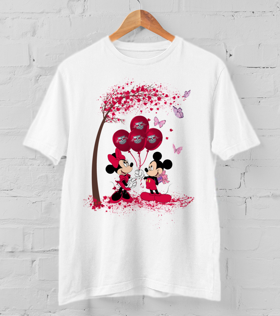 DH 29 Bundesliga RB Leipzig Minnie And Mickey Balloons T-Shirt