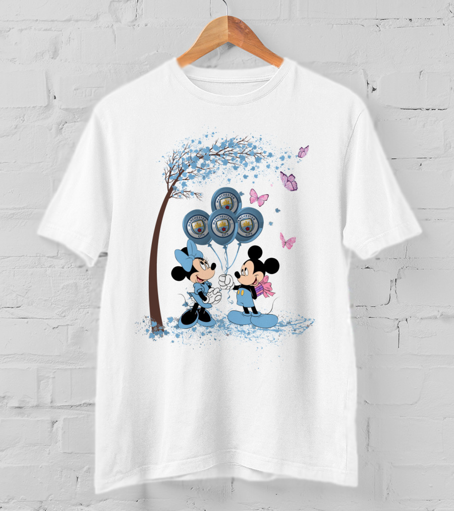 DH 29 Premier League Manchester City Disney Balloons T-Shirt