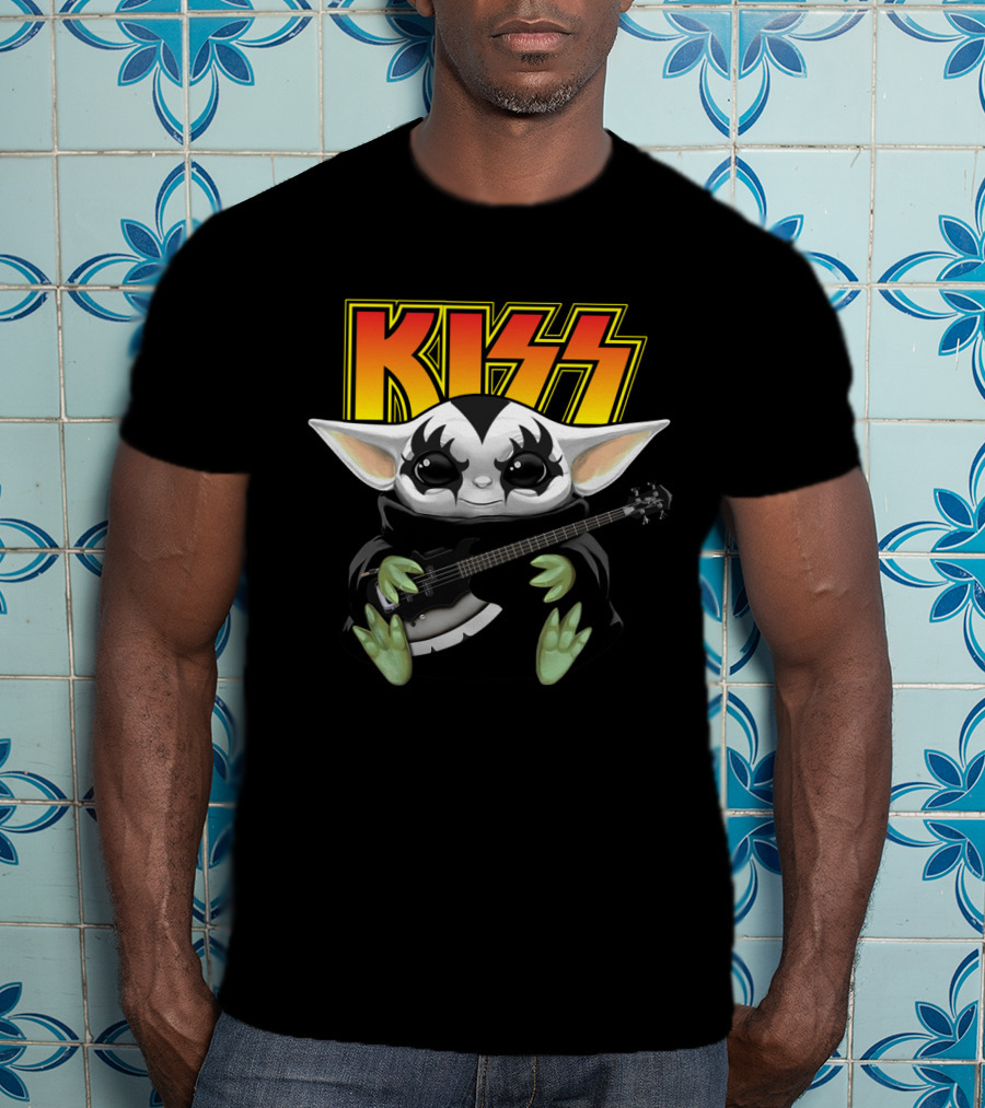 KISS Gene Simmons Baby Alien Guitar T-Shirt