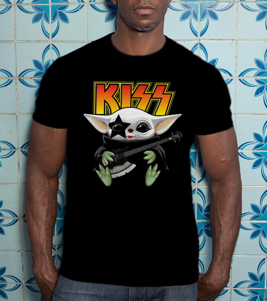 KISS Baby Alien Guitar Paul Stanley T-Shirt