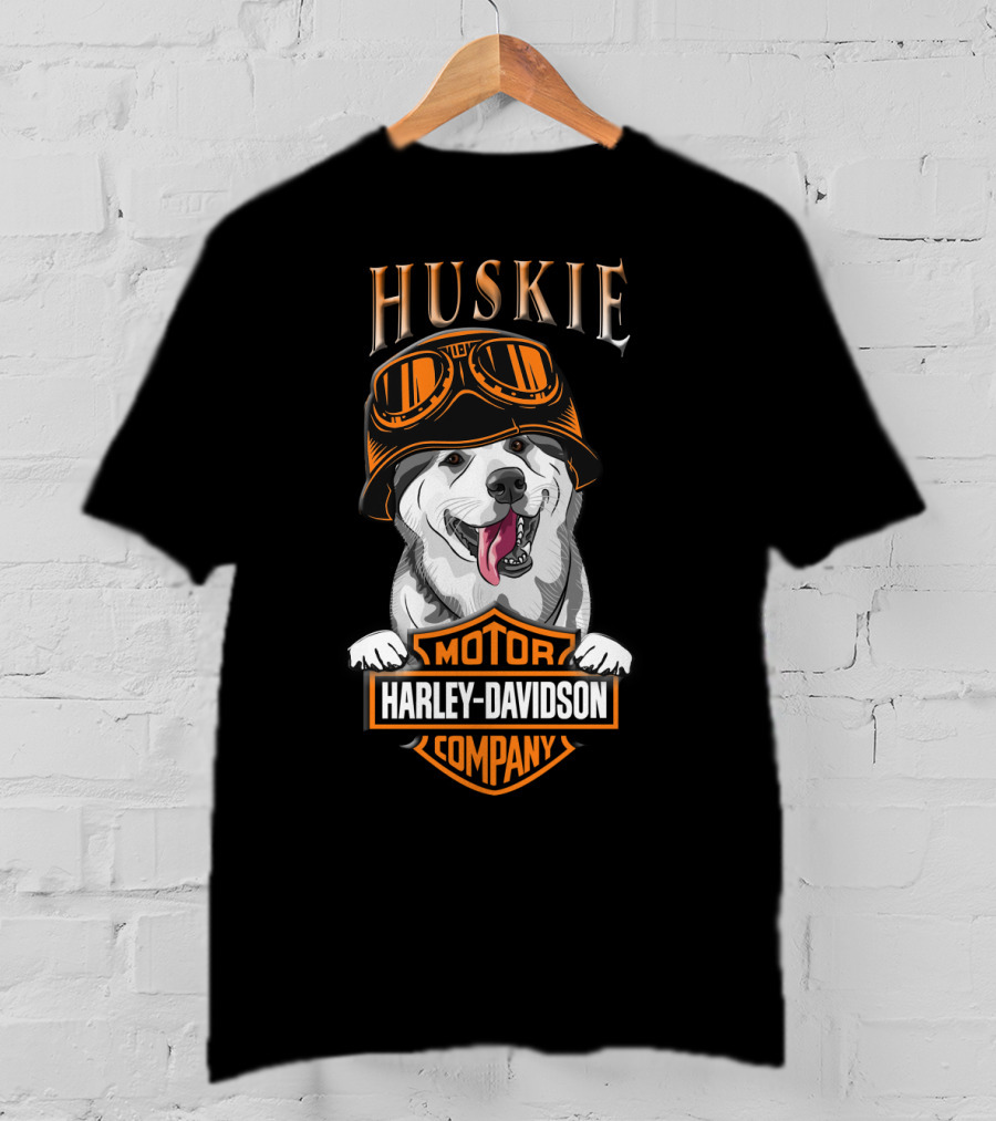 Huskie Harley Davidson Motorcycle Company T-Shirt