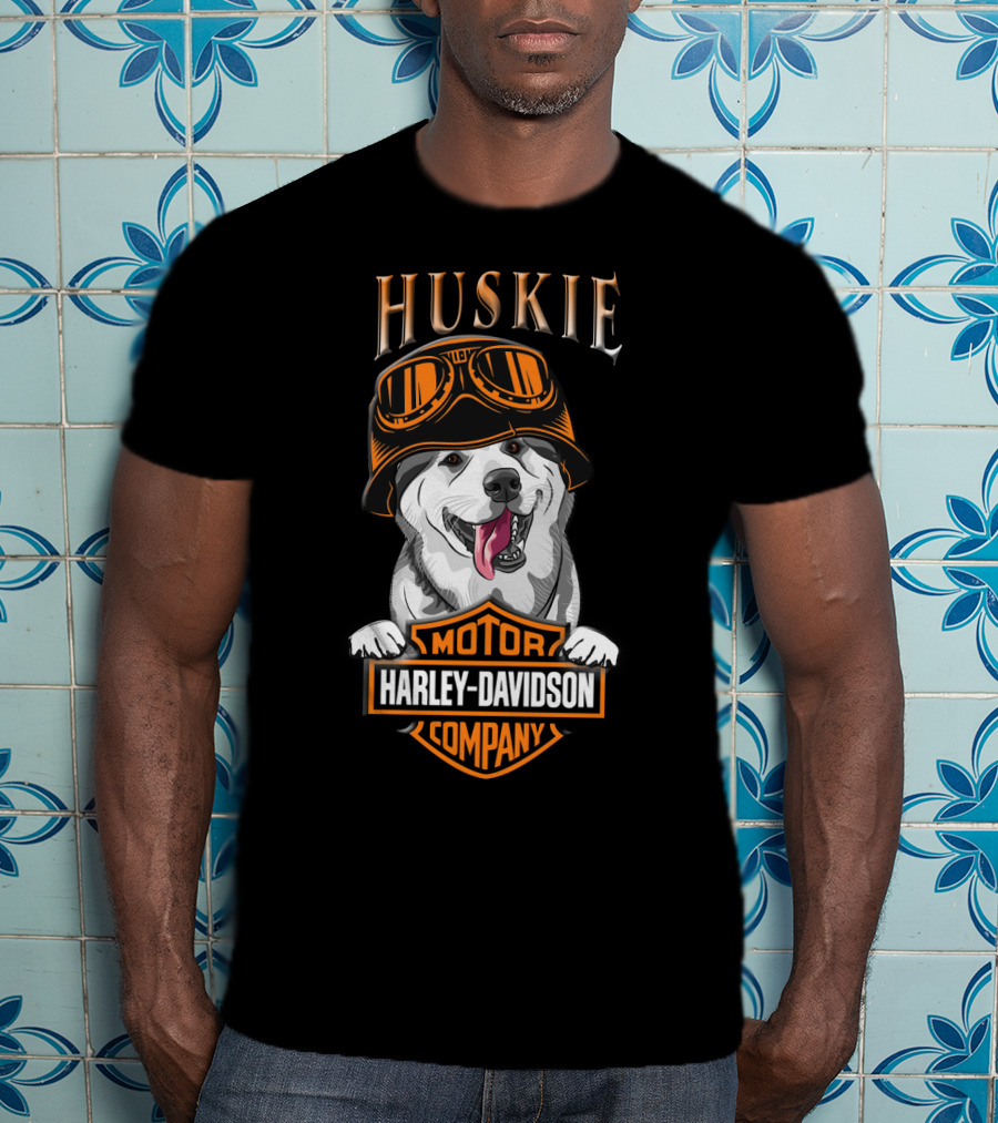 Huskie Harley Davidson Motorcycle Company T-Shirt