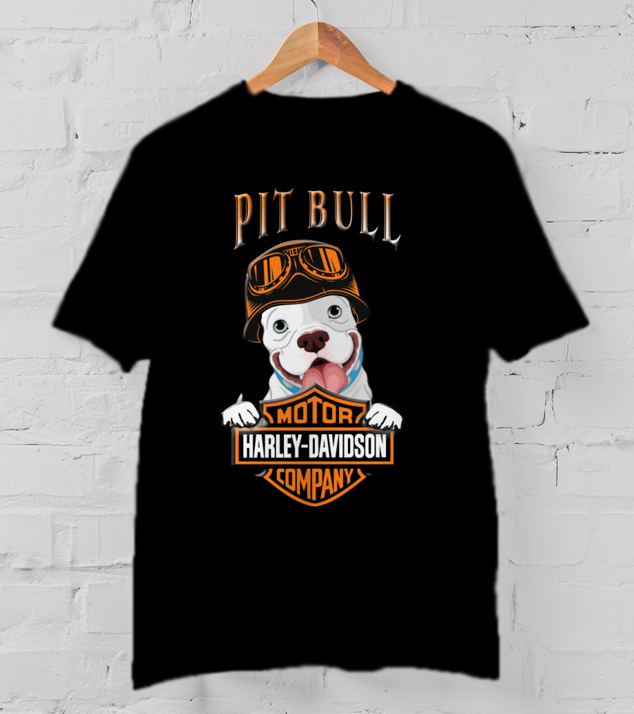Pit Bull Harley Davidson Motor Company T-Shirt