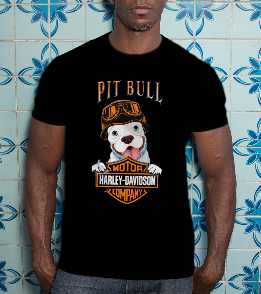 Pit Bull Harley Davidson Motor Company T-Shirt