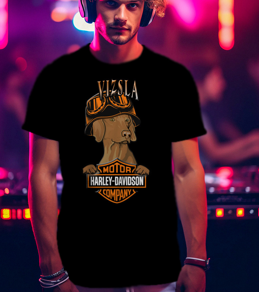 Harley Davidson Vizsla Motorcycle Company T-Shirt