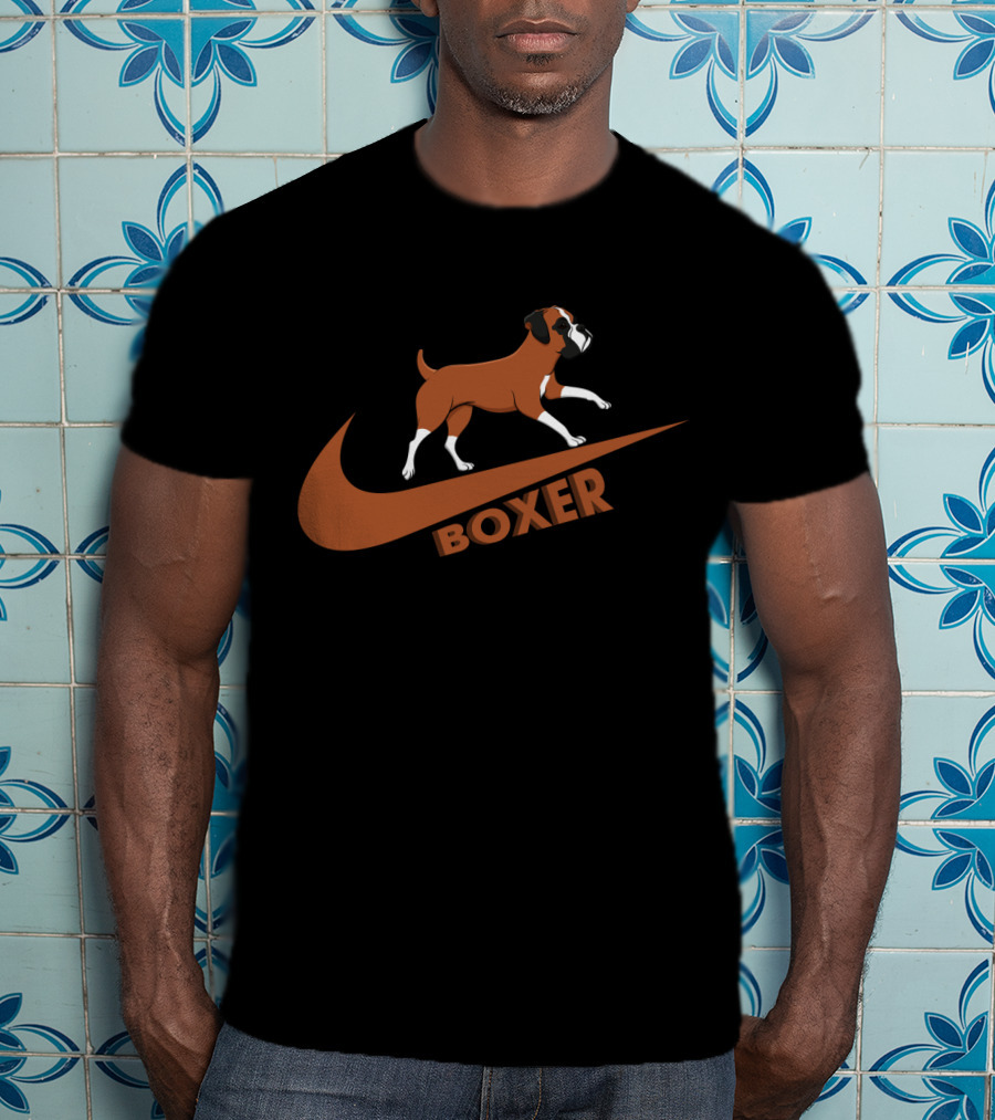 Boxer Nike Dog T-Shirt