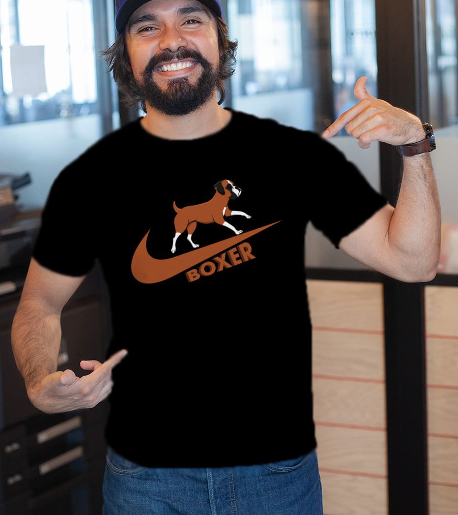 Boxer Nike Dog T-Shirt