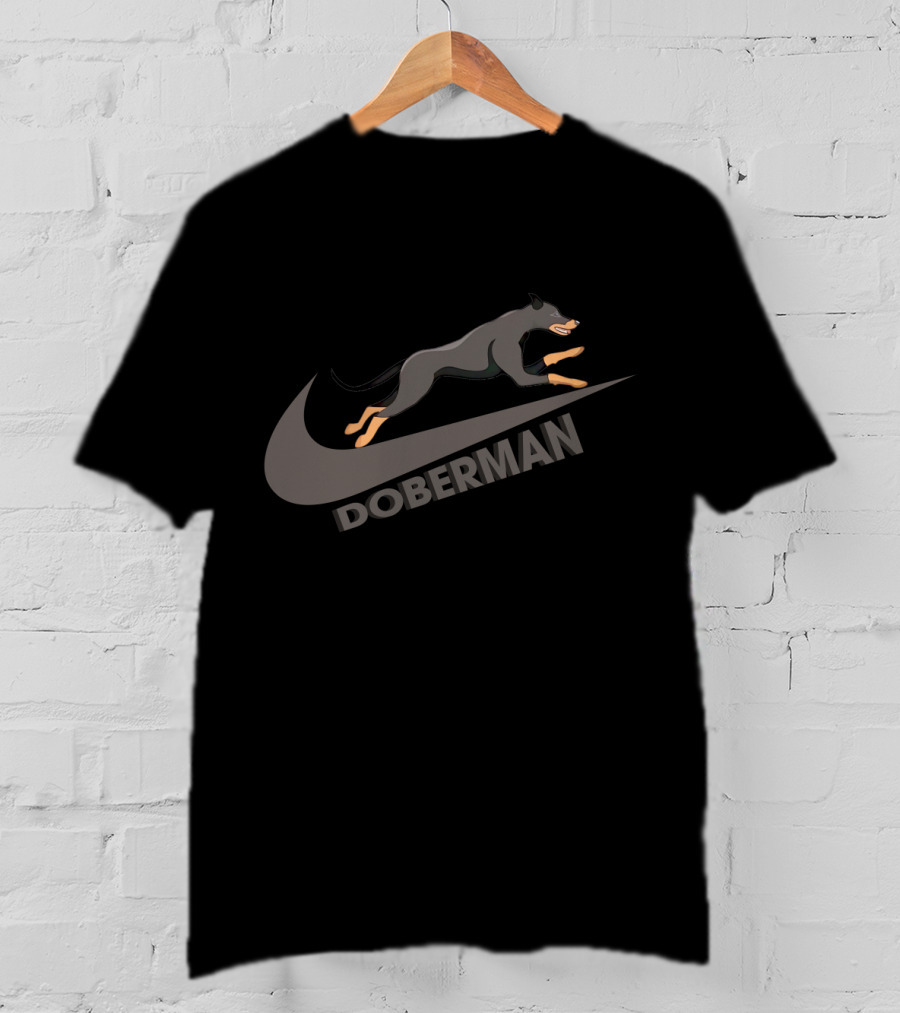 Doberman Nike Swoosh T-Shirt