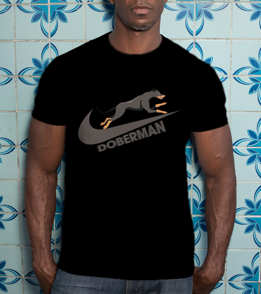Doberman Nike Swoosh T-Shirt
