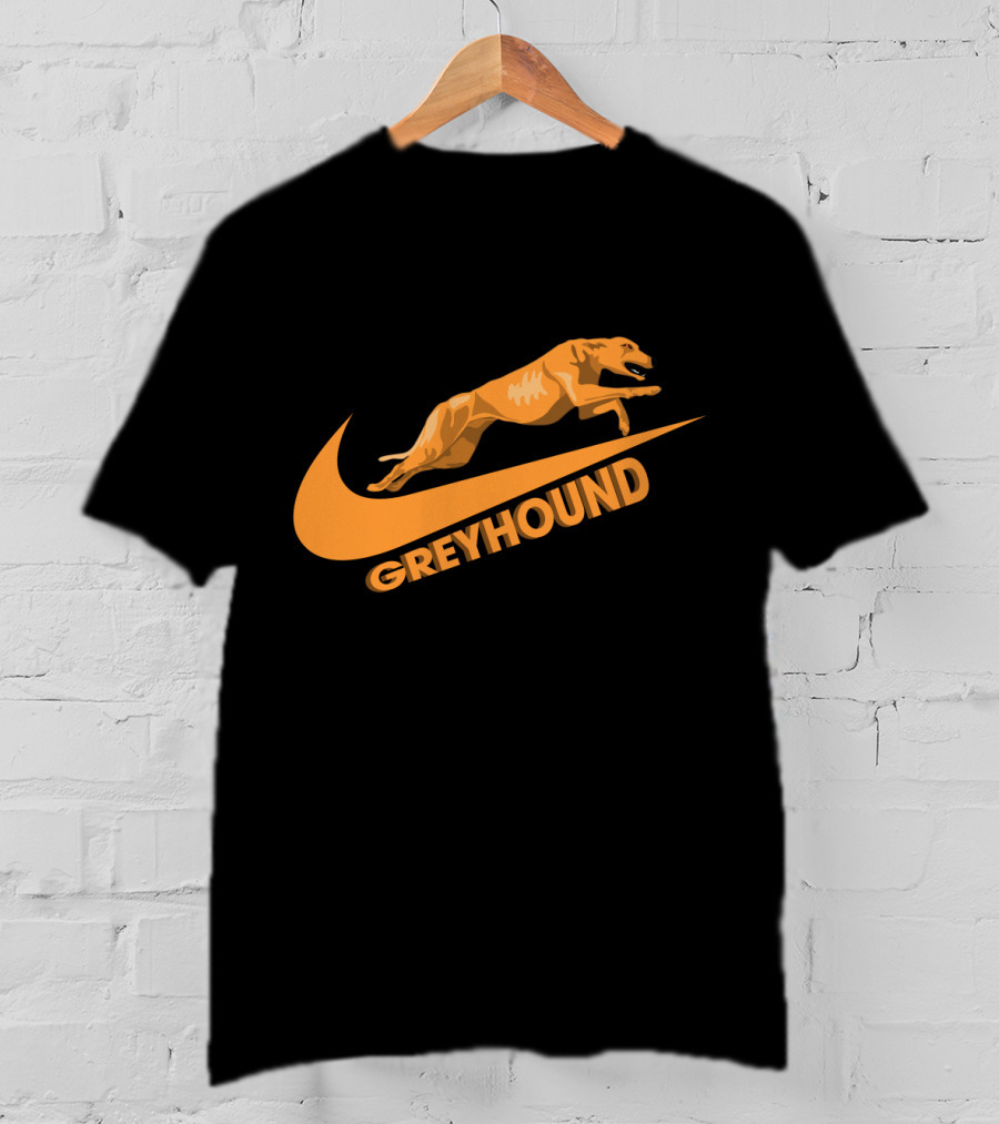 Greyhound Nike Jumping Dog T-Shirt