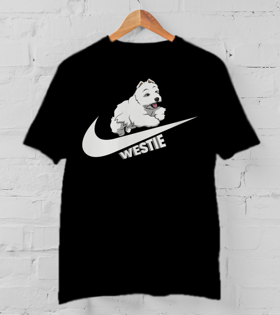 Westie Dog Nike Swoosh T-Shirt