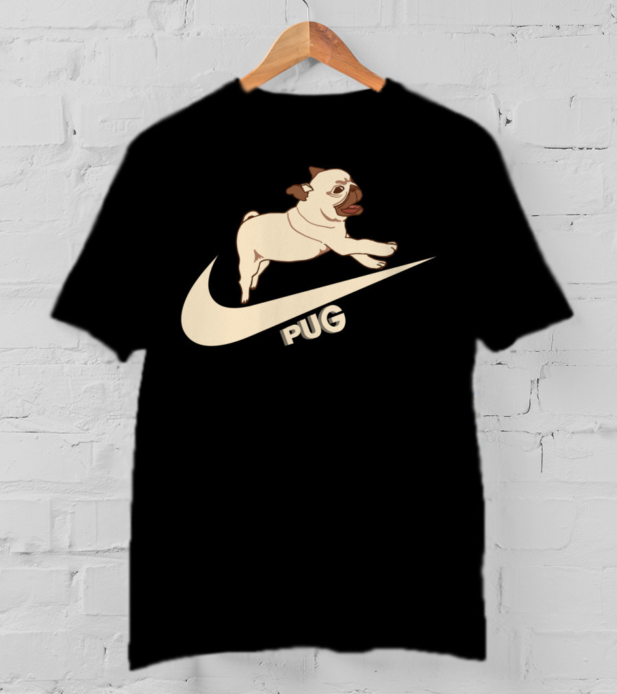 Pug Nike Logo Style T-Shirt