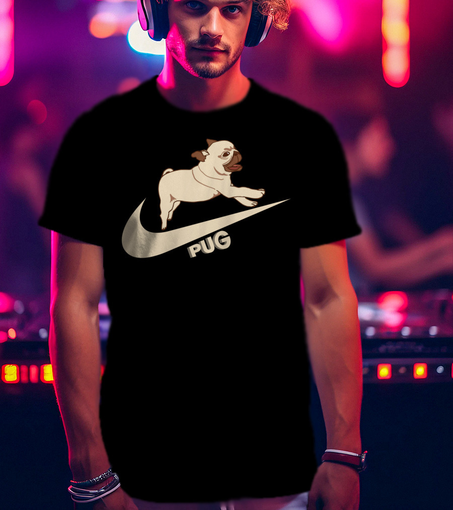 Pug Nike Logo Style T-Shirt