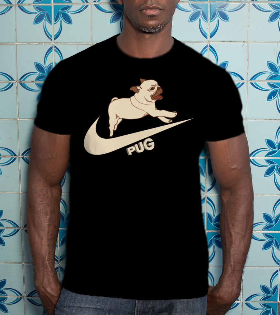 Pug Nike Logo Style T-Shirt