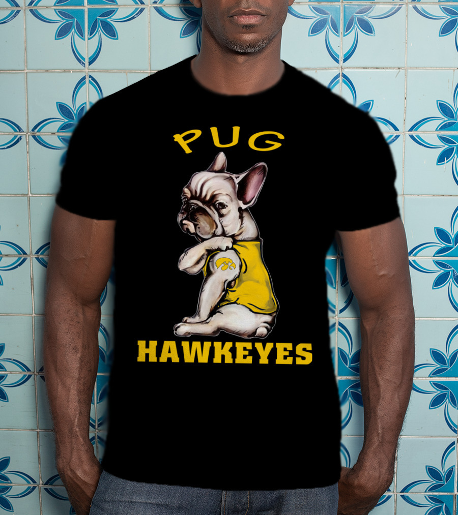 Pug Hawkeyes T-Shirt