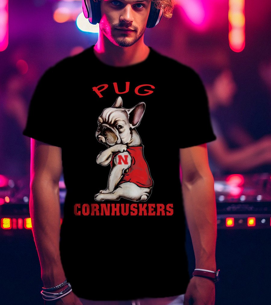 Pug Cornhuskers N T-Shirt