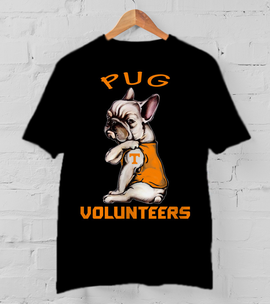Pug Volunteers T-Shirt Tennessee Theme T-Shirt
