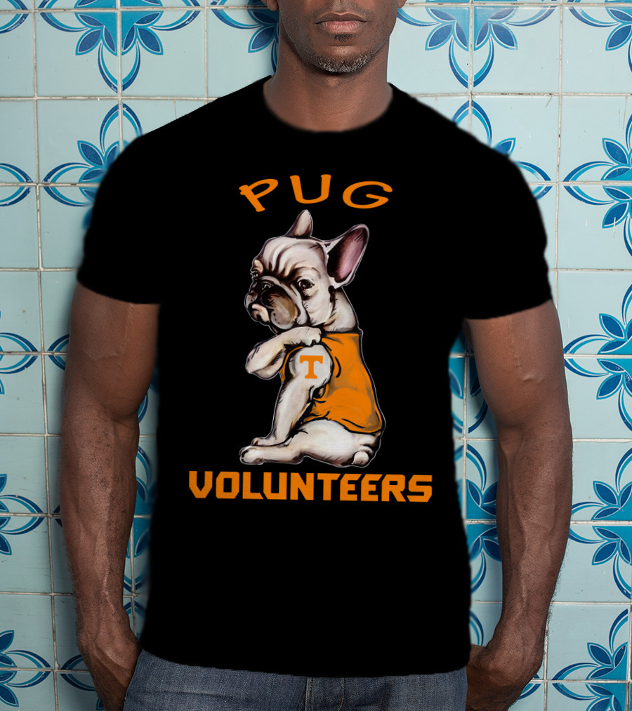 Pug Volunteers T-Shirt Tennessee Theme T-Shirt