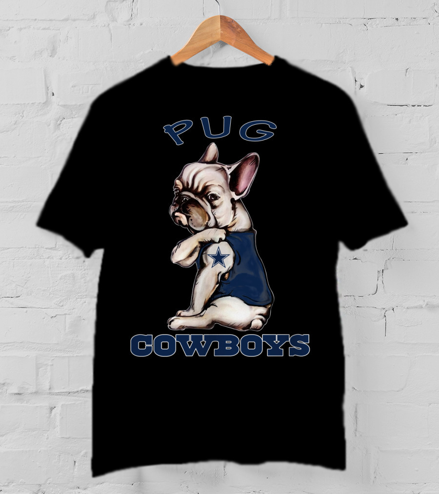 Pug Cowboys Nfldc Dh 38 T-Shirt