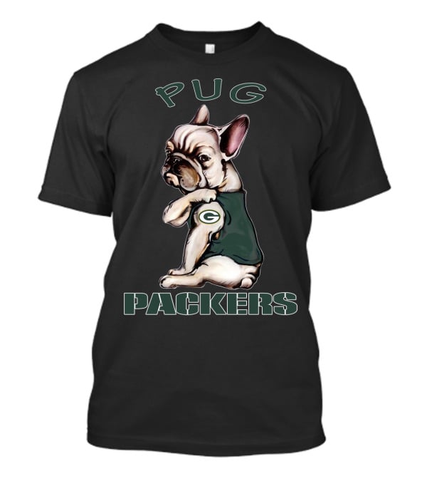 Pug Packers Green Bay Nflgbp Fan T-Shirt