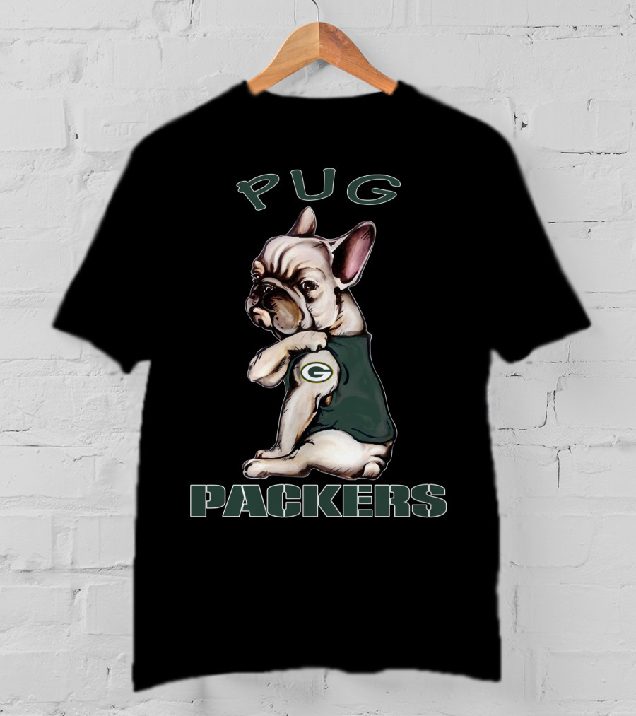 Pug Packers Green Bay Nflgbp Fan T-Shirt