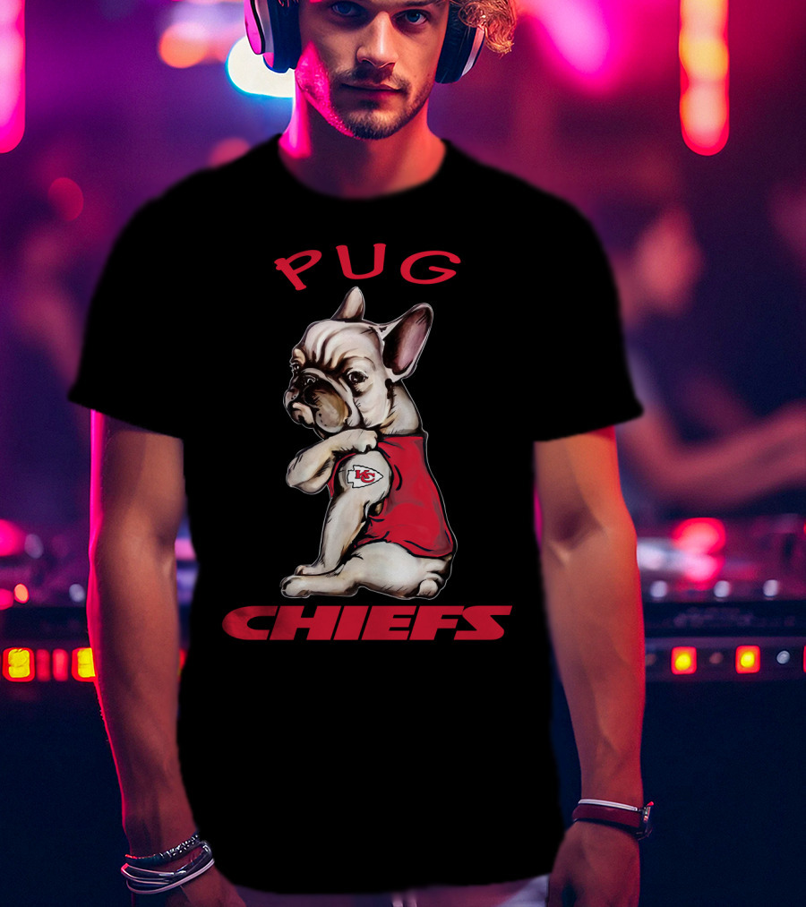 Pug Chiefs Nflkcc T-Shirt