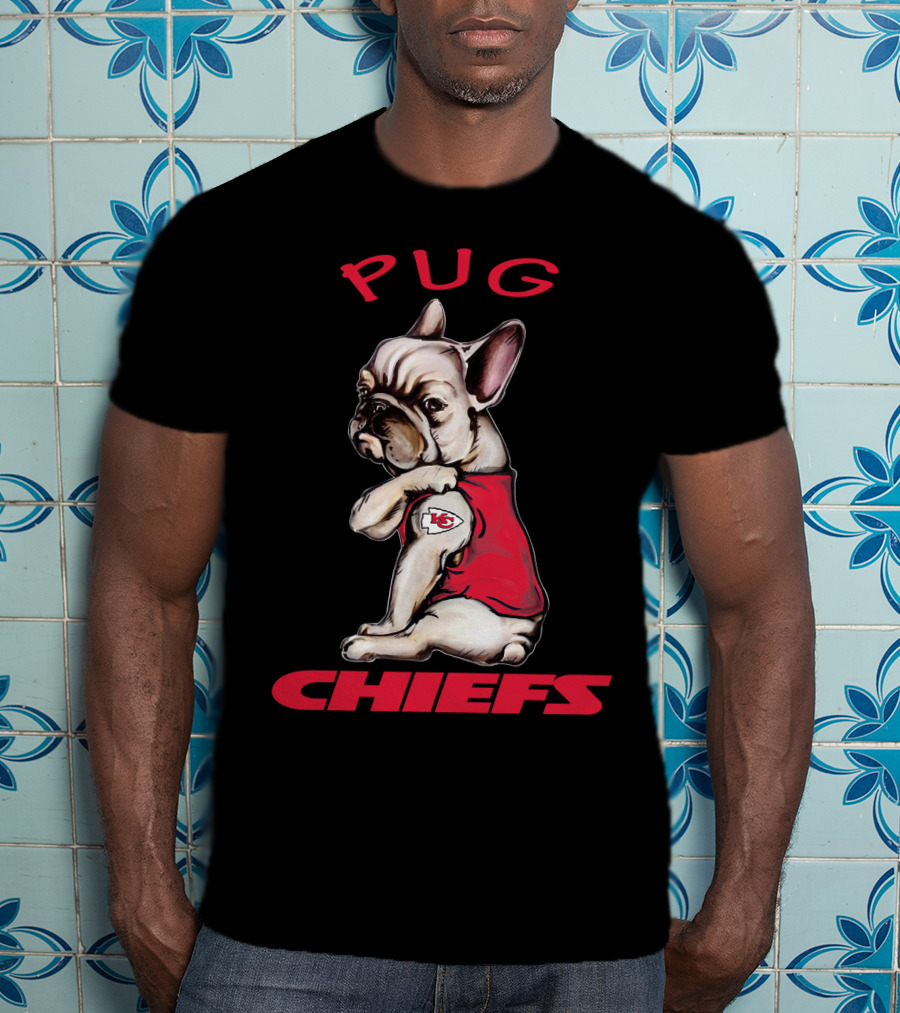 Pug Chiefs Nflkcc T-Shirt