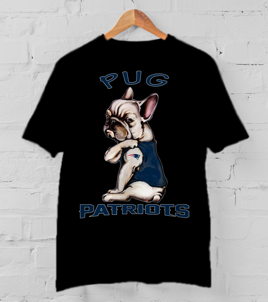 Pug Patriots Nflnep T-Shirt