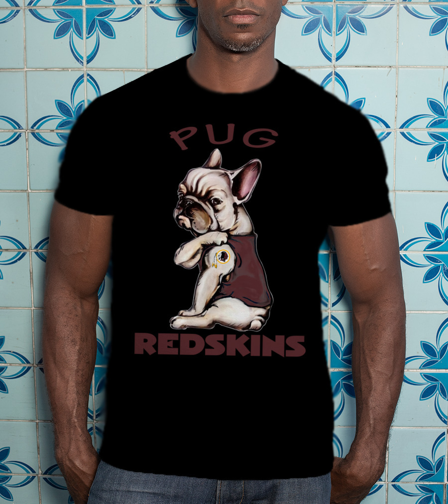 Pug Redskins Nflwr Dh 38 T-Shirt