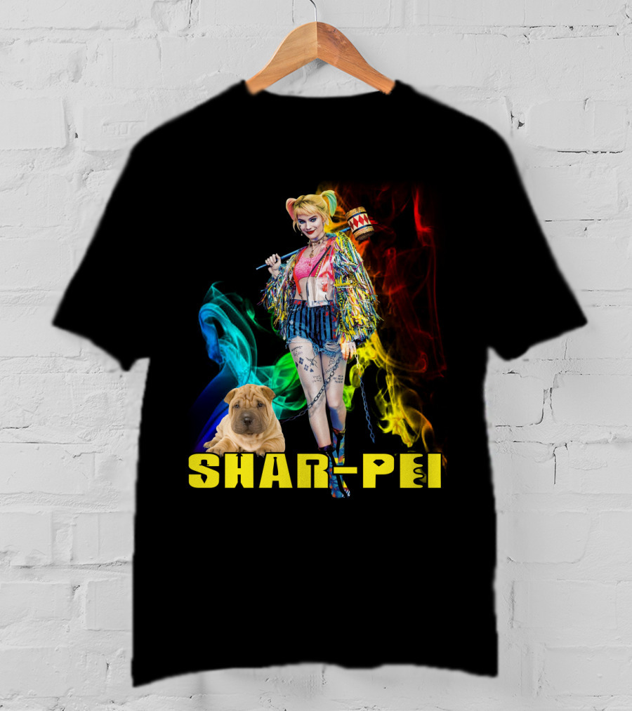 Shar-Pei Harley Quinn Dh T-Shirt