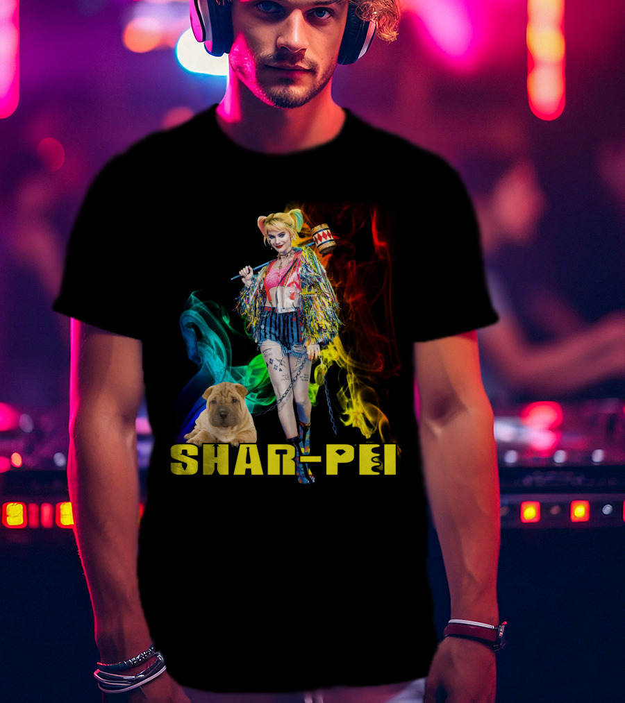 Shar-Pei Harley Quinn Dh T-Shirt