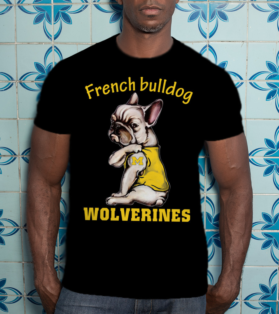 French Bulldog Wolverines M T-Shirt