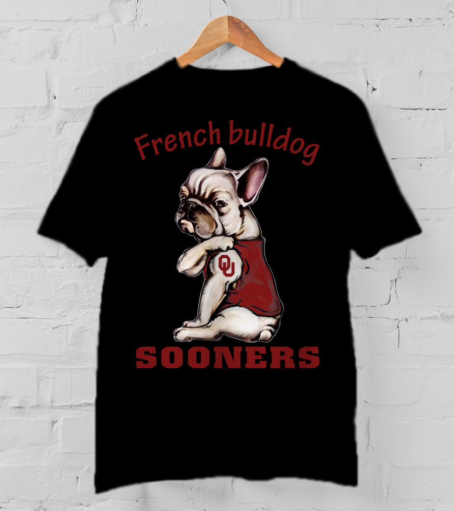French Bulldog Sooners Ou T-Shirt