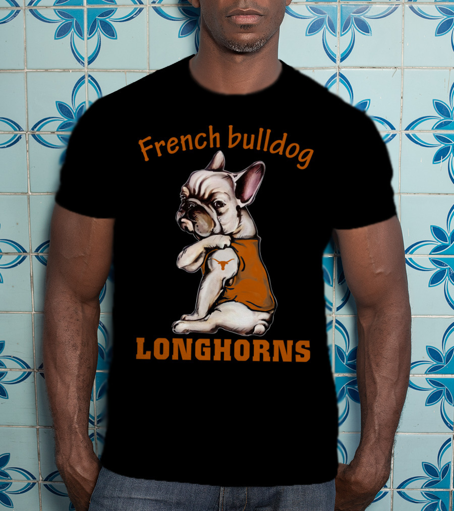 French Bulldog Longhorns T-Shirt