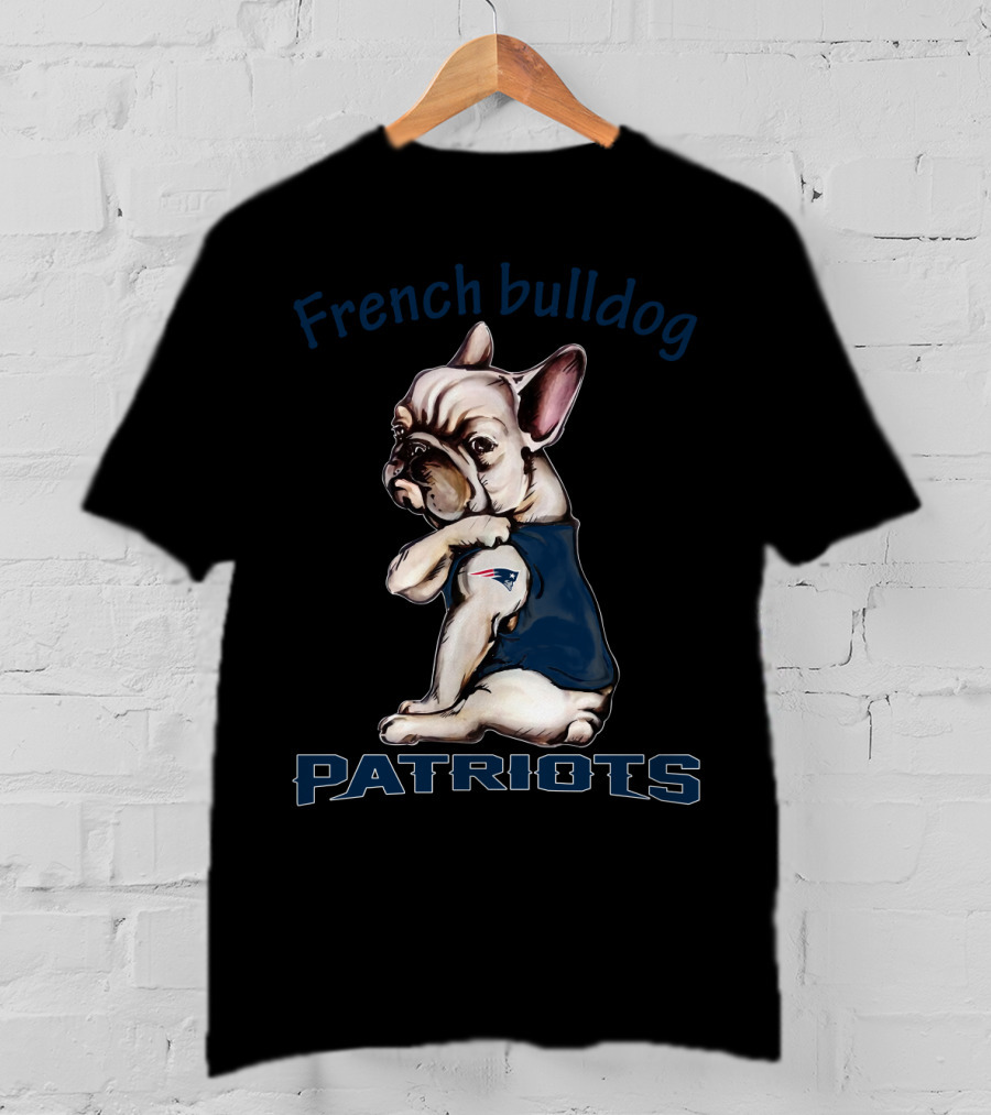 French Bulldog Patriots Nflnep Fd T-Shirt