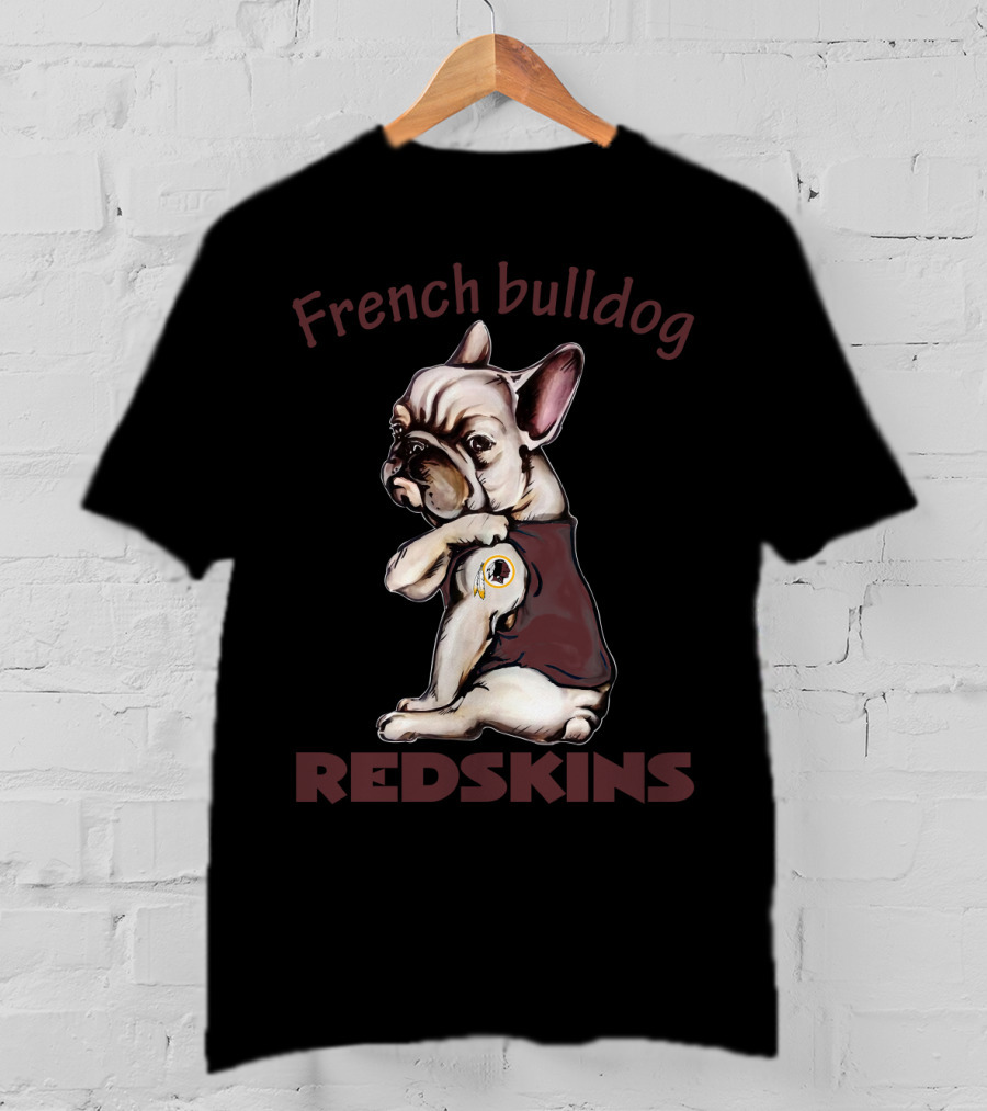 French Bulldog Redskins Nflwr Fd 38 T-Shirt
