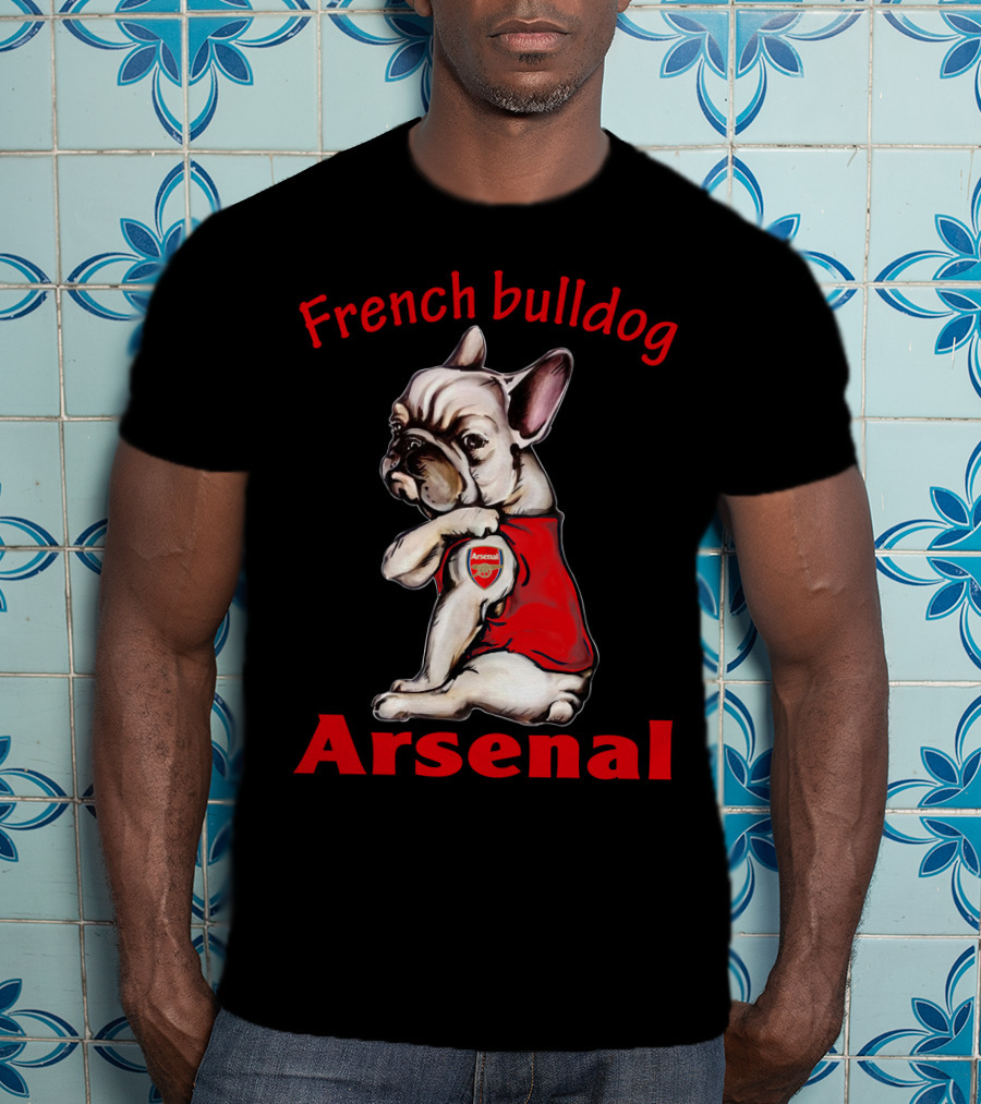 French Bulldog Arsenal T-Shirt