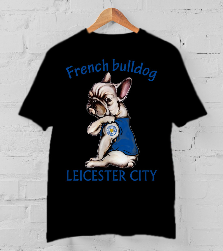 French Bulldog Leicester City T-Shirt